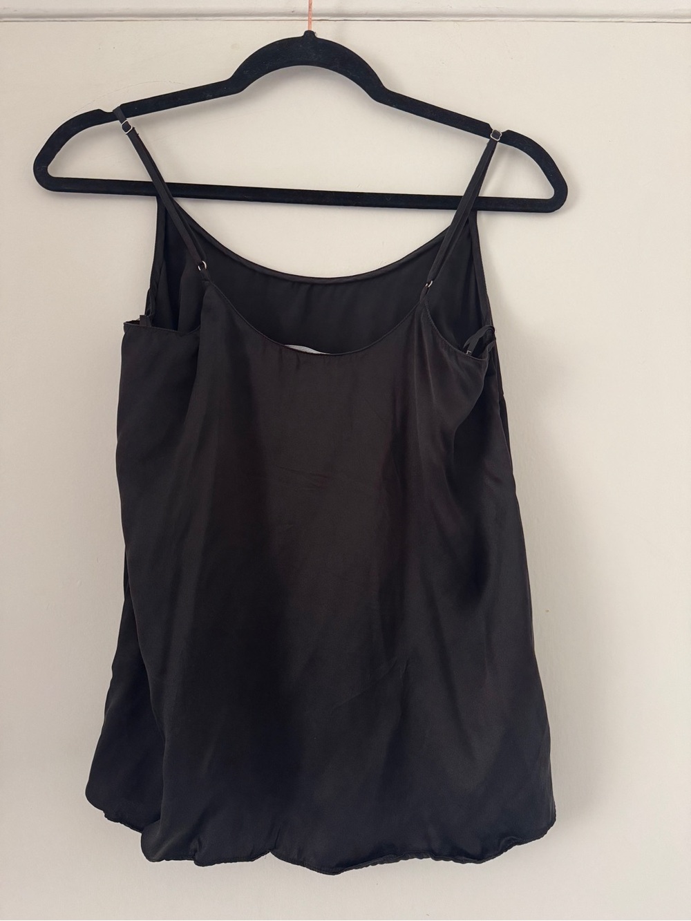 Lulus Sleek Look Black Silk Cami Top - Picture 10 of 10